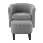 Fauteuil inclinable pivotant Grey ern 26.4 avec ottoman