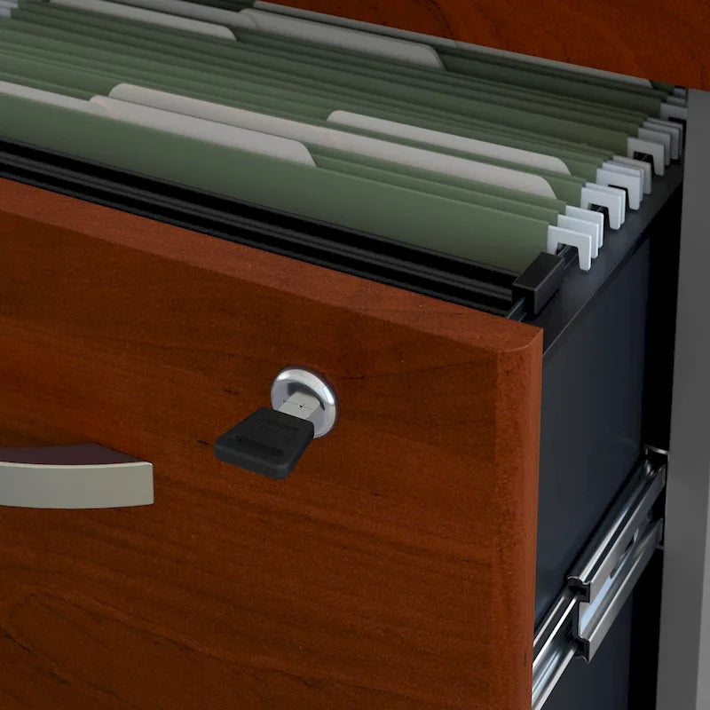 Bureau en U de 72 po de la série C avec tiroirs par