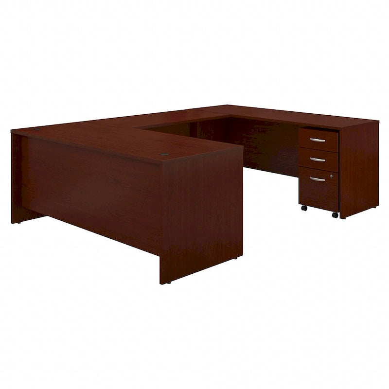 Bureau en U de 72 po de la série C avec tiroirs par