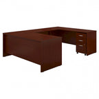 Bureau en U de 72 po de la série C avec tiroirs par