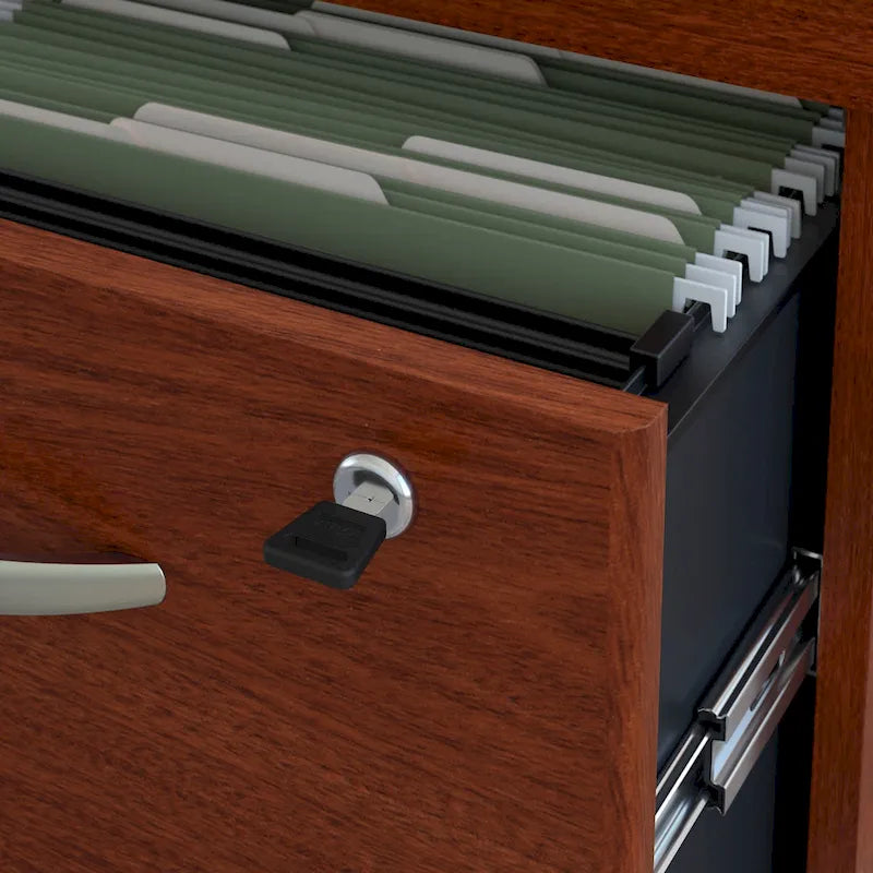 Bureau en U de 72 po de la série C avec tiroirs par