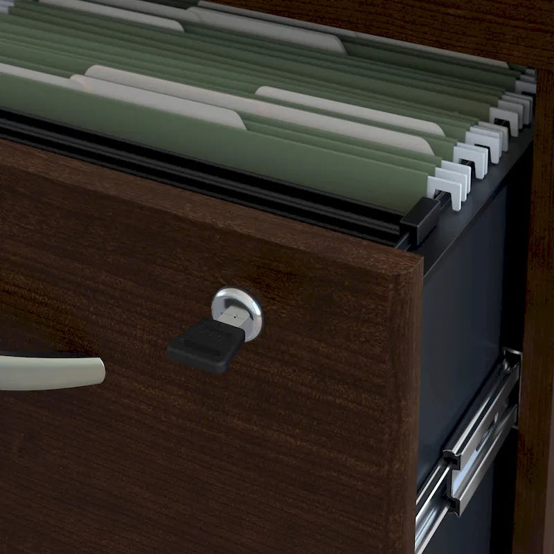 Bureau en U de 72 po de la série C avec tiroirs par
