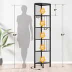 Étagère d'angle - 11.7P x 11.7L x 63H