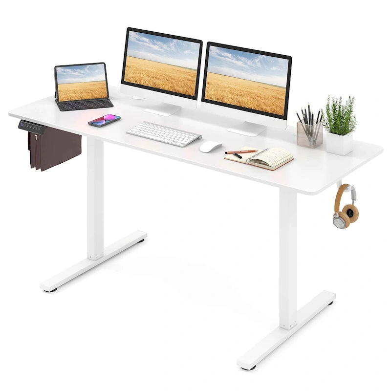 Bureau assis-debout électrique réglable en hauteur 63 x 24 pouces - Voir détails
