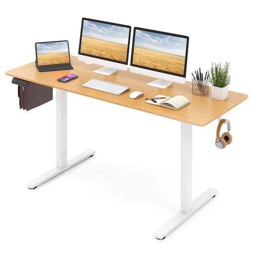   63 x 24 Inch Sit Stand Desk Height Adjustable Electric - See Details