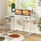 Bureau assis-debout électrique réglable en hauteur 63 x 24 pouces - Voir détails