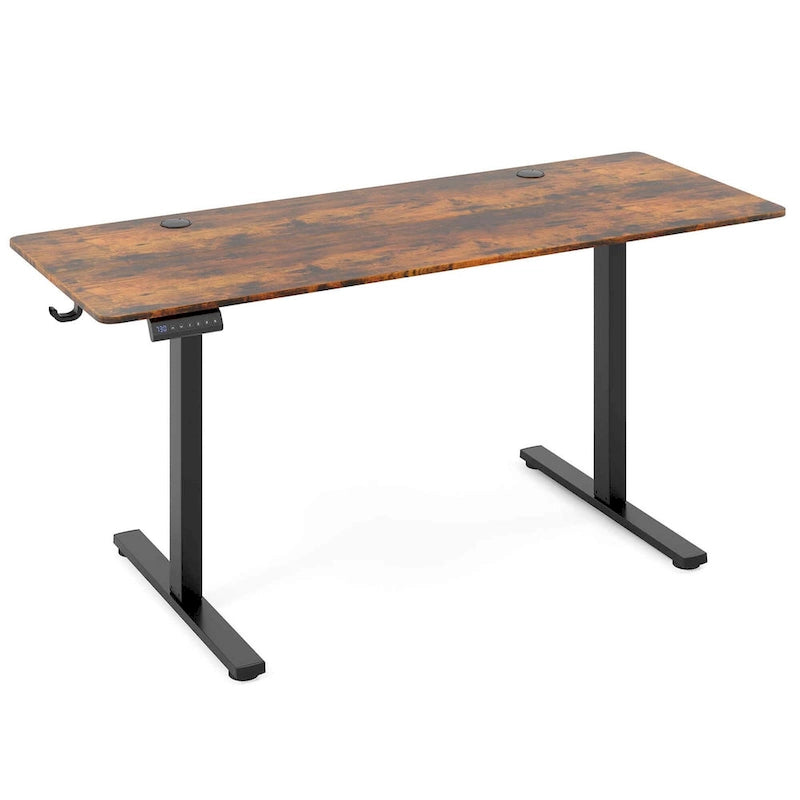 Bureau assis-debout électrique réglable en hauteur 63 x 24 pouces - Voir détails