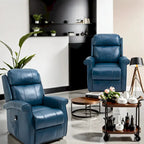 Fauteuil inclinable releveur électrique pour personnes âgées en similicuir GZMR
