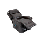 Fauteuil inclinable releveur électrique pour personnes âgées en similicuir GZMR