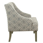 Fauteuil à accoudoirs incurvés Porch & Den Bohmann Ash Geometric Classic