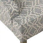 Fauteuil à accoudoirs incurvés Porch & Den Bohmann Ash Geometric Classic