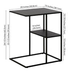 Table d'appoint rectangulaire large Winthrop 20