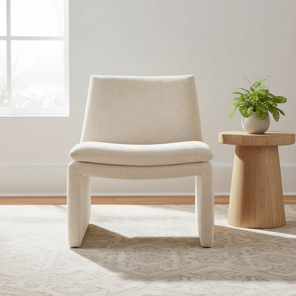 Fauteuil d'appoint Rooney en chenille