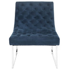 Fauteuil club capitonné de style médiéval - 25 cm de large x 30 cm de profondeur x 32 cm de haut