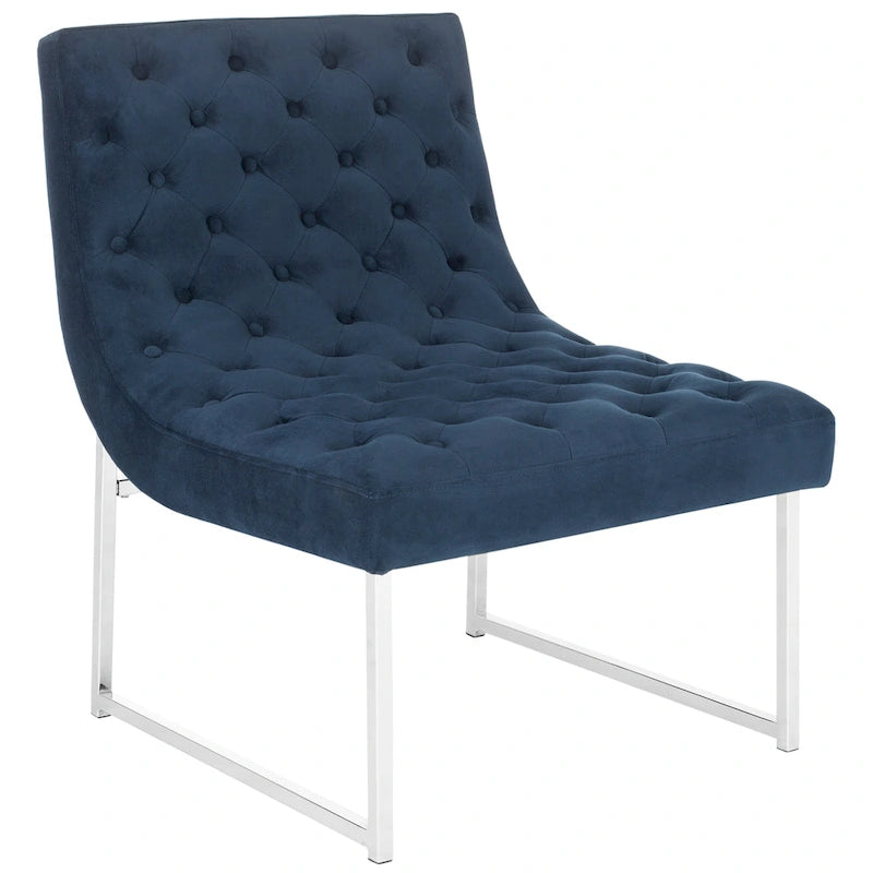 Fauteuil club capitonné de style médiéval - 25 cm de large x 30 cm de profondeur x 32 cm de haut