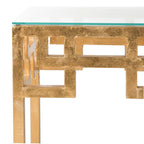 Table d'appoint Porfiria Dorure Antiquaire - 16 x 12 x 20.5 - 16Lx12Px21H