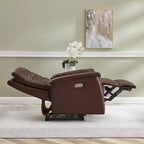 Fauteuil inclinable en cuir pleine fleur Logan Power Headrest