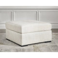  Chessington Ivory Oversized Accent Ottoman