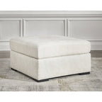   Chessington Ivory Oversized Accent Ottoman