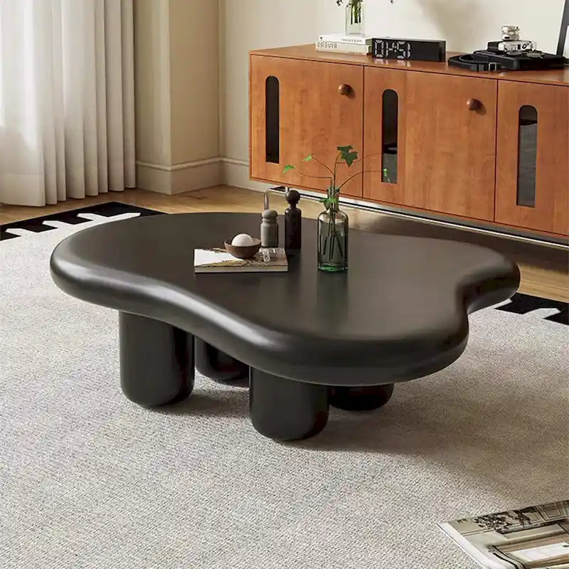 48.43 Table basse en forme de nuage pour salon, table basse à 4 pieds - 48.4