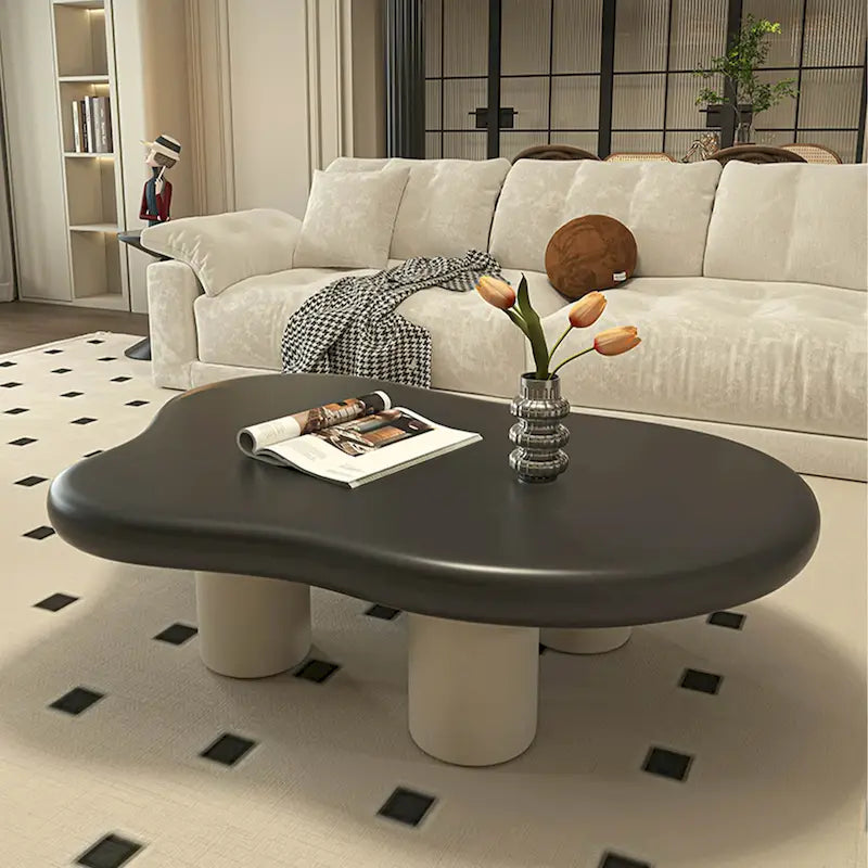 48.43 Table basse en forme de nuage pour salon, table basse à 4 pieds - 48.4