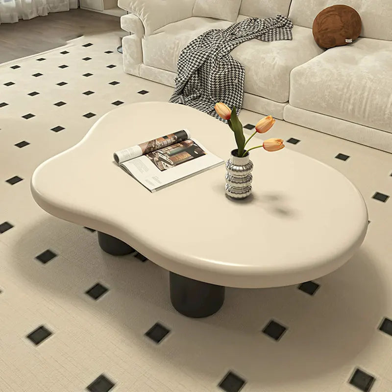 48.43 Table basse en forme de nuage pour salon, table basse à 4 pieds - 48.4