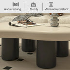48.43 Table basse en forme de nuage pour salon, table basse à 4 pieds - 48.4