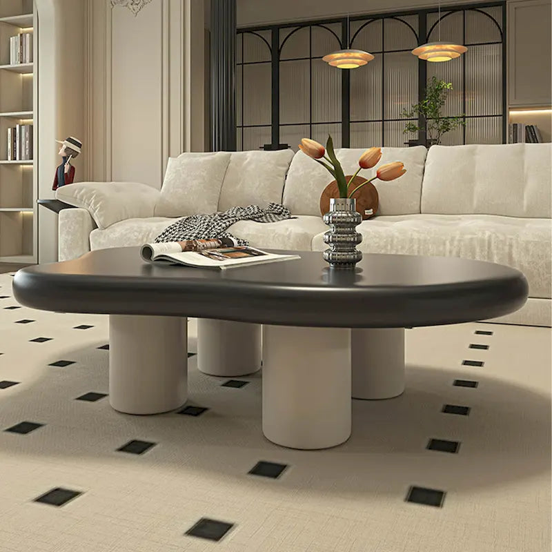 48.43 Table basse en forme de nuage pour salon, table basse à 4 pieds - 48.4