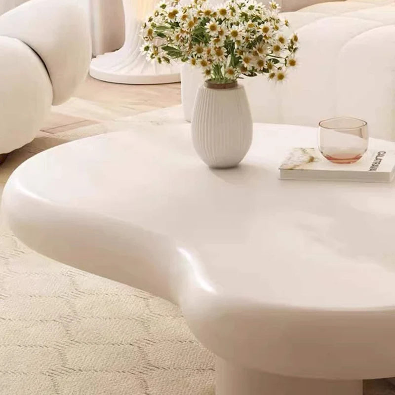 48.43 Table basse en forme de nuage pour salon, table basse à 4 pieds - 48.4