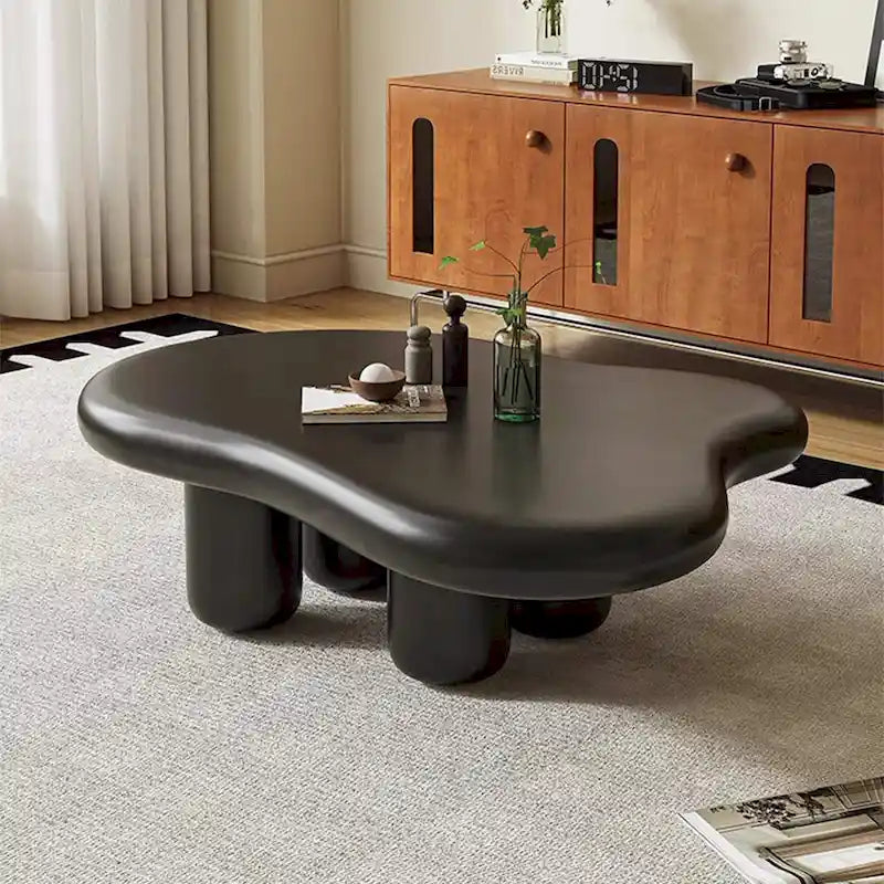 48.43 Table basse en forme de nuage pour salon, table basse à 4 pieds - 48.4