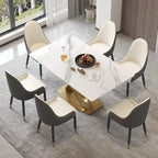 Table de salle à manger 63, table de salle à manger moderne pour 6 personnes