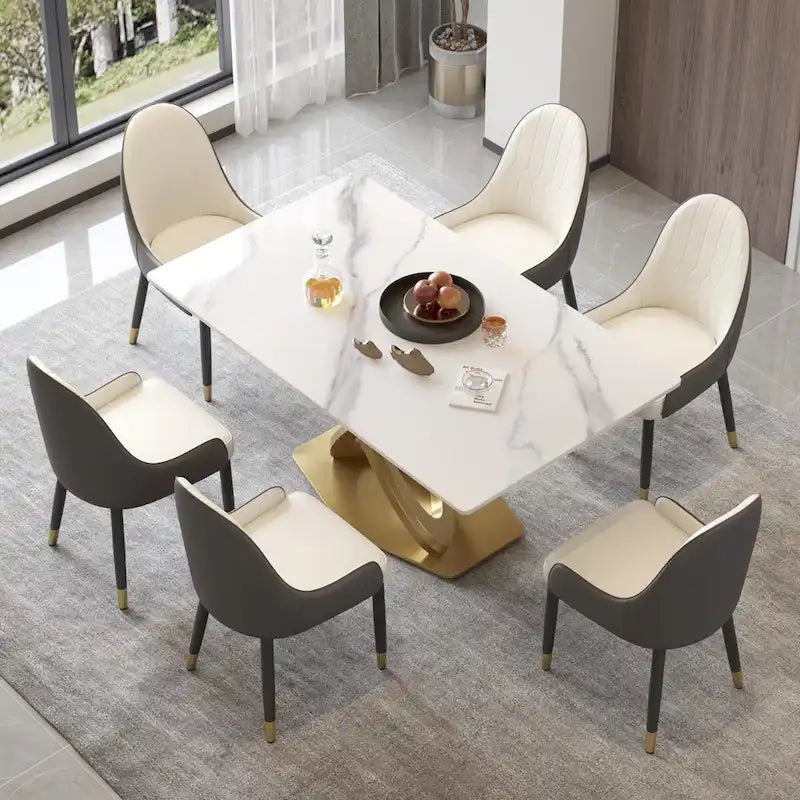 63 Dining Table,  ern Dining Table for 6