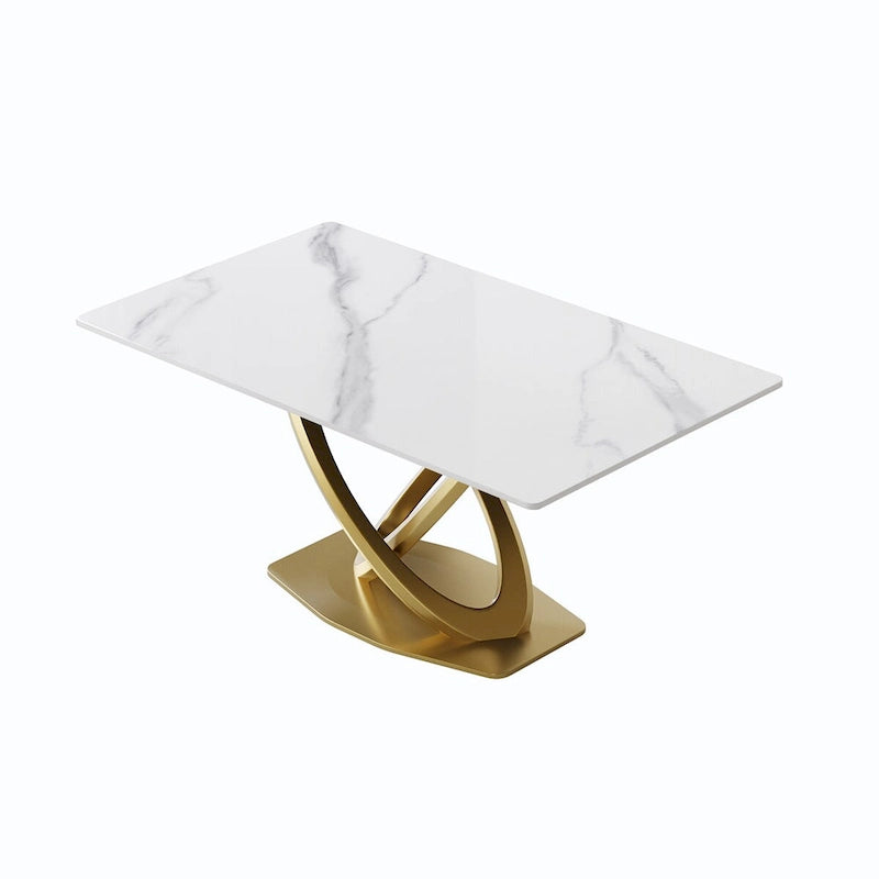 Table de salle à manger 63, table de salle à manger moderne pour 6 personnes