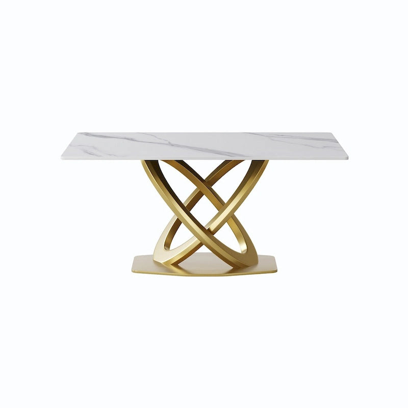Table de salle à manger 63, table de salle à manger moderne pour 6 personnes