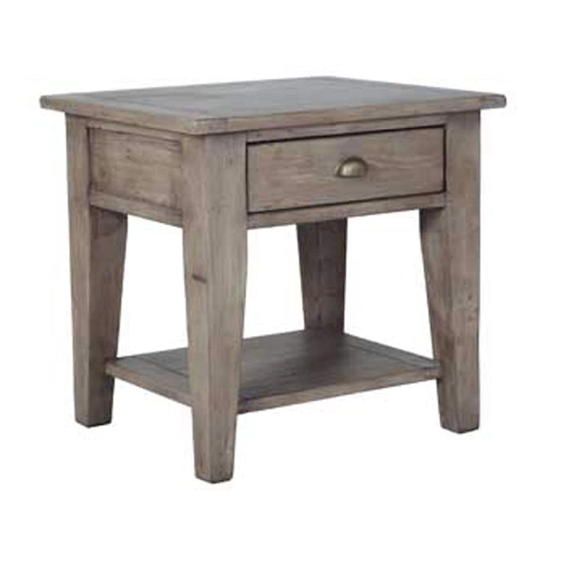 Table d'appoint Dexter en bois recyclé