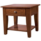 Table d'appoint Dexter en bois recyclé