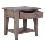 Table d'appoint Dexter en bois recyclé