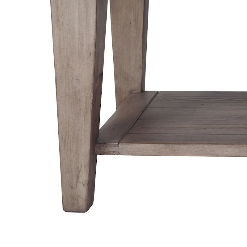 Table d'appoint Dexter en bois recyclé