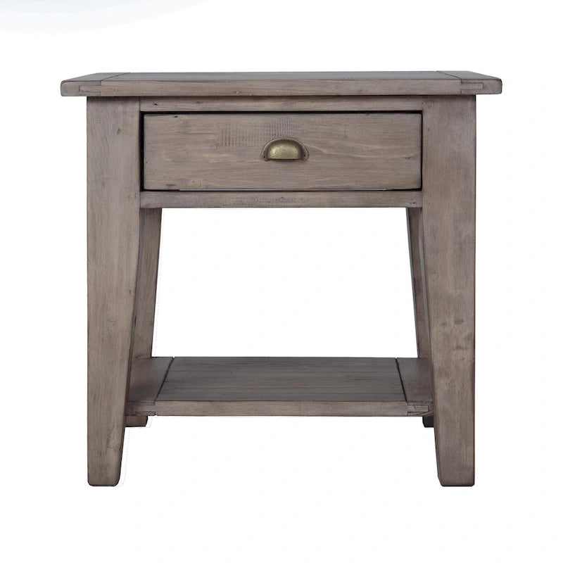 Table d'appoint Dexter en bois recyclé