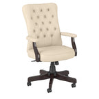 Chaise de bureau à dossier haut Arden Lane avec accoudoirs par