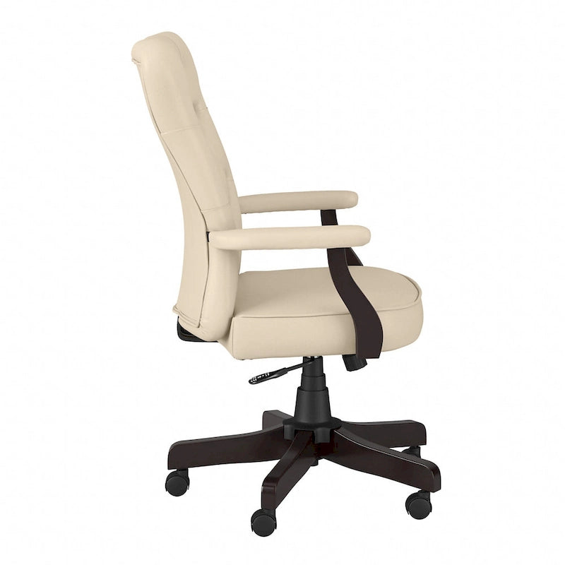 Chaise de bureau à dossier haut Arden Lane avec accoudoirs par