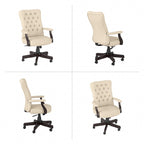Chaise de bureau à dossier haut Arden Lane avec accoudoirs par
