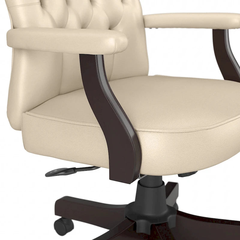 Chaise de bureau à dossier haut Arden Lane avec accoudoirs par