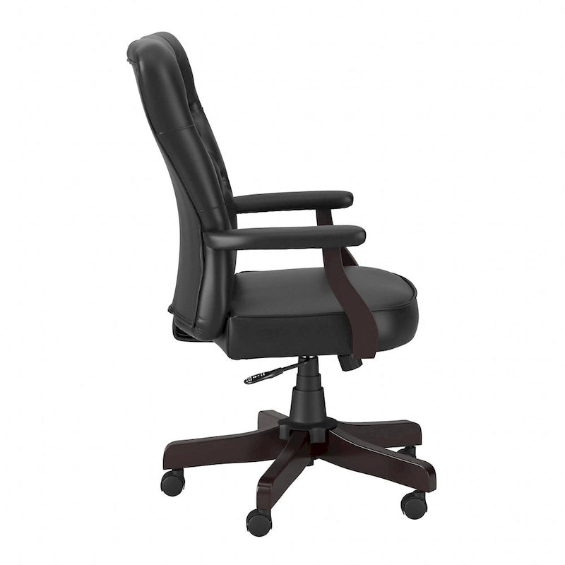 Chaise de bureau à dossier haut Arden Lane avec accoudoirs par