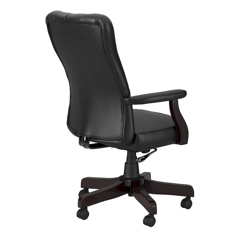 Chaise de bureau à dossier haut Arden Lane avec accoudoirs par