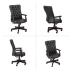 Chaise de bureau à dossier haut Arden Lane avec accoudoirs par