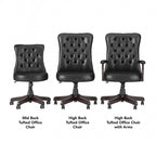 Chaise de bureau à dossier haut Arden Lane avec accoudoirs par