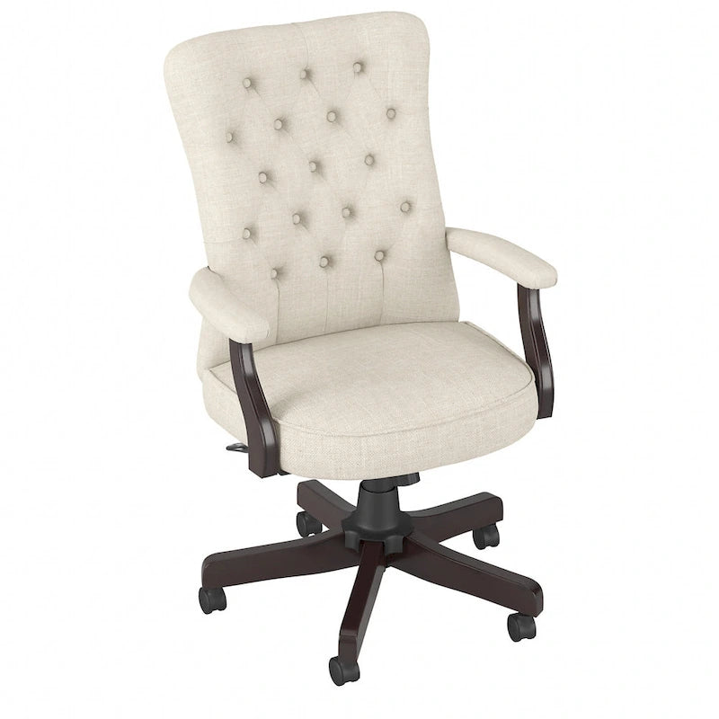 Chaise de bureau à dossier haut Arden Lane avec accoudoirs par