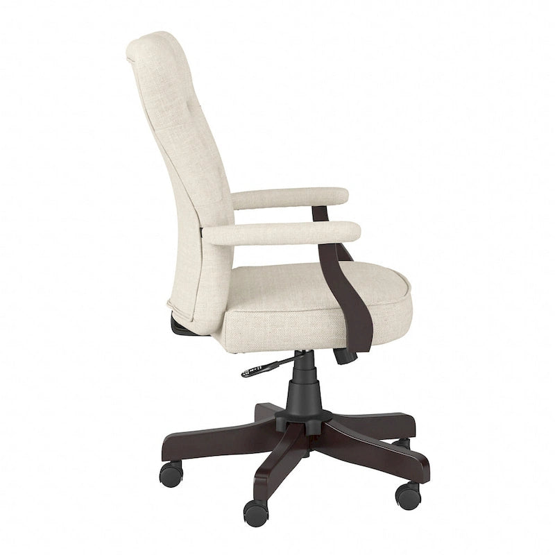 Chaise de bureau à dossier haut Arden Lane avec accoudoirs par