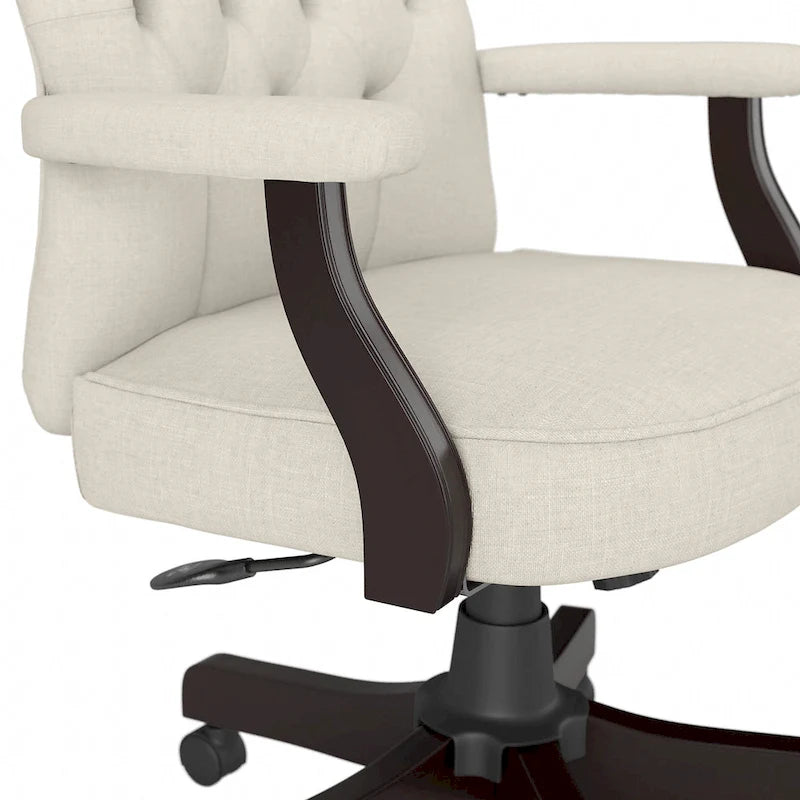Chaise de bureau à dossier haut Arden Lane avec accoudoirs par